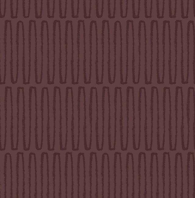 A-Street Prints Lars Merlot Retro Wave Wallpaper