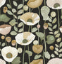 A-Street Prints Mindra Black Floral Trail Wallpaper