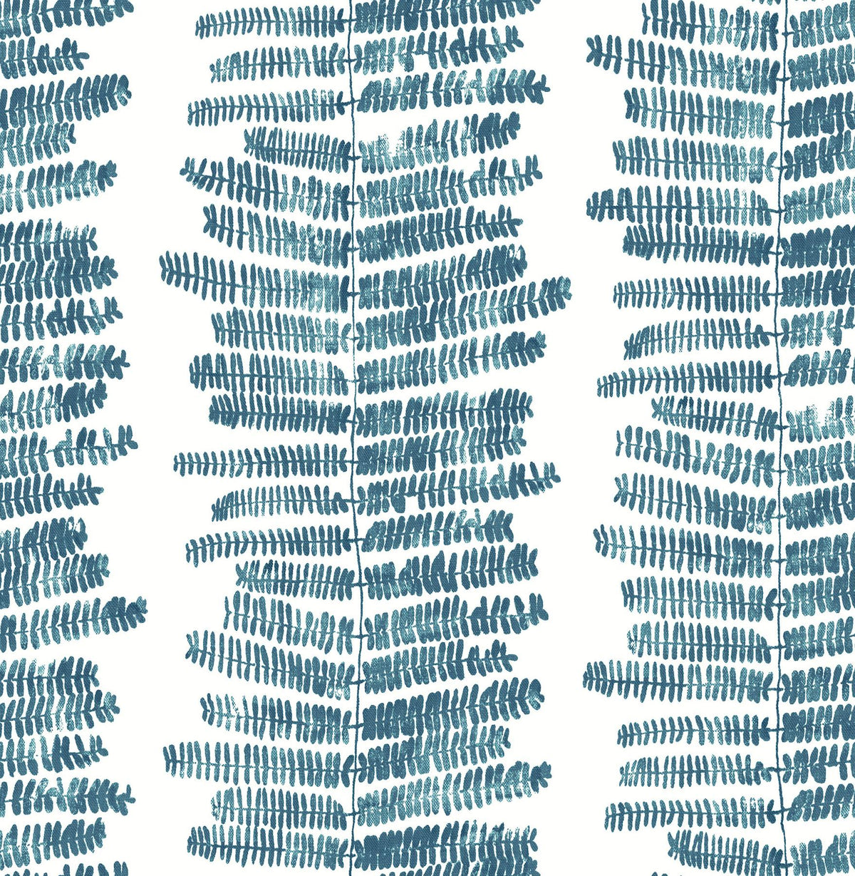 A-Street Prints Lumis Blue Fern Stripe Wallpaper