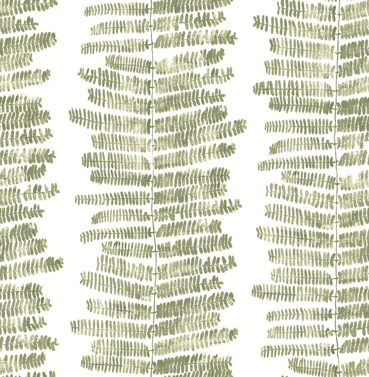 A-Street Prints Lumis Green Fern Stripe Wallpaper