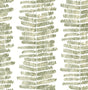 A-Street Prints Lumis Green Fern Stripe Wallpaper