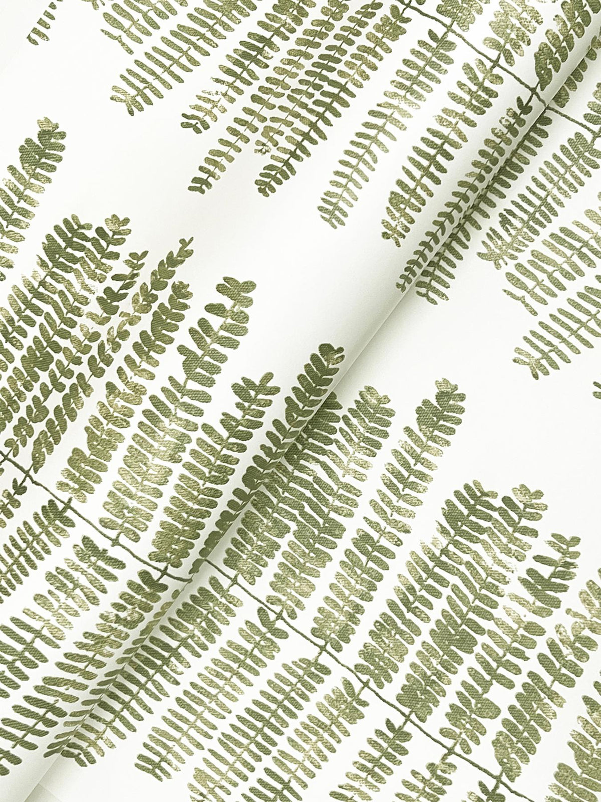 A-Street Prints Lumis Green Fern Stripe Wallpaper