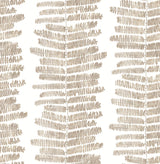 A-Street Prints Lumis Taupe Fern Stripe Wallpaper