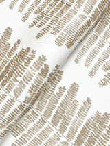 A-Street Prints Lumis Taupe Fern Stripe Wallpaper