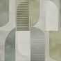 A-Street Prints Otto Green Abstract Geometric Wallpaper