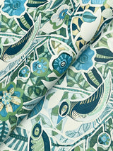 A-Street Prints Manette Green Birds in the Bush Wallpaper