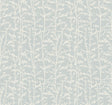A-Street Prints Layton Light Blue Climbing Vines Wallpaper