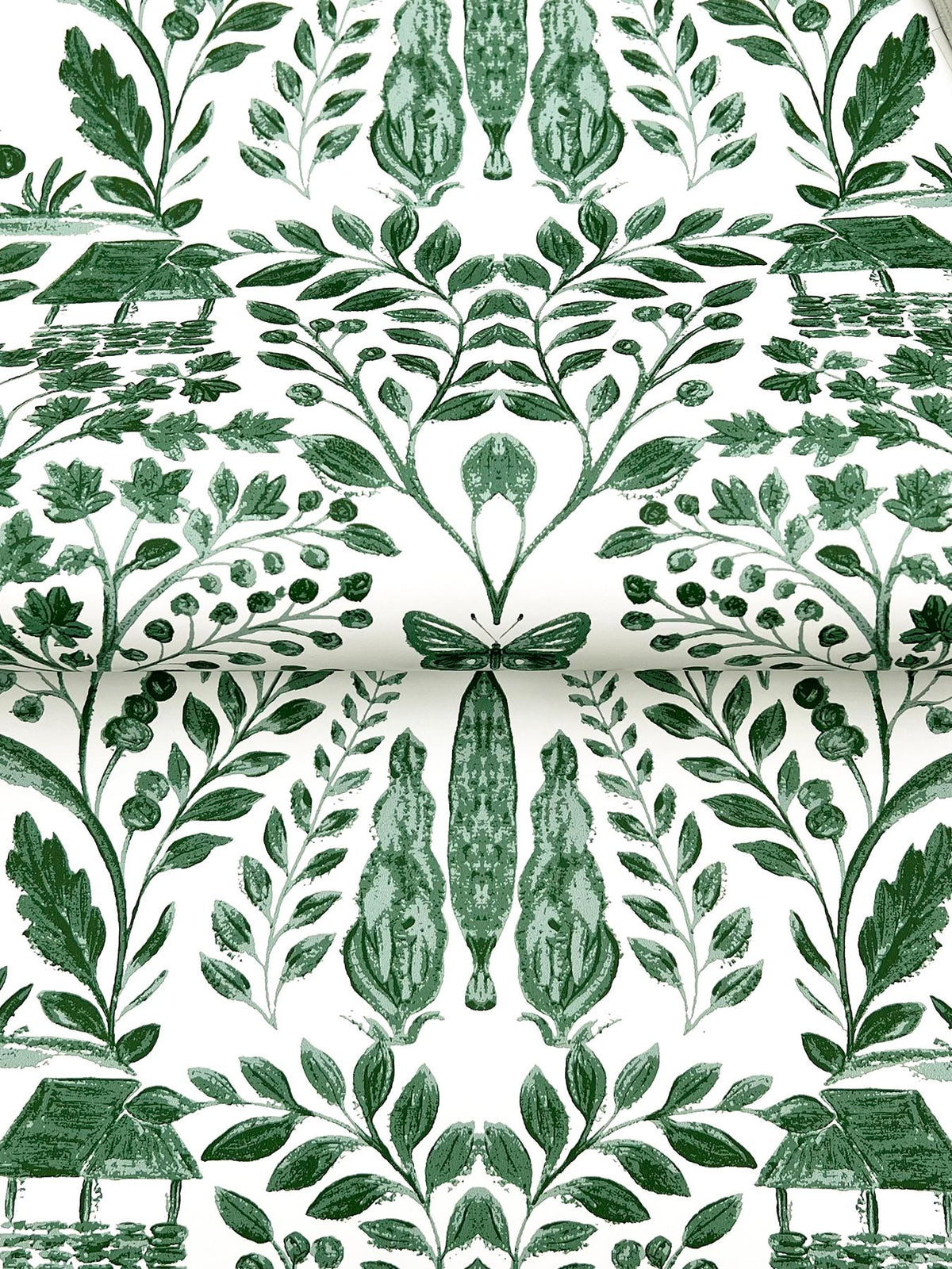 A-Street Prints Anoki Green Scenic Woodlands Wallpaper