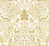 A-Street Prints Anoki Yellow Scenic Woodlands Wallpaper