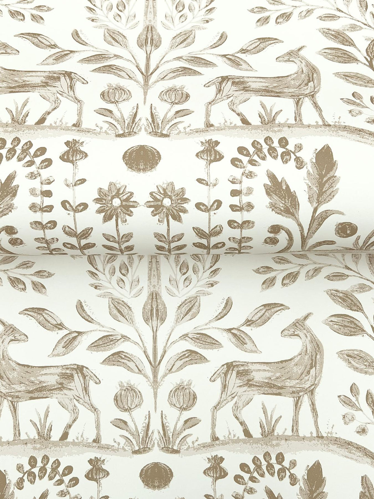 A-Street Prints Anoki Beige Scenic Woodlands Wallpaper