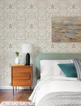 A-Street Prints Anoki Beige Scenic Woodlands Wallpaper