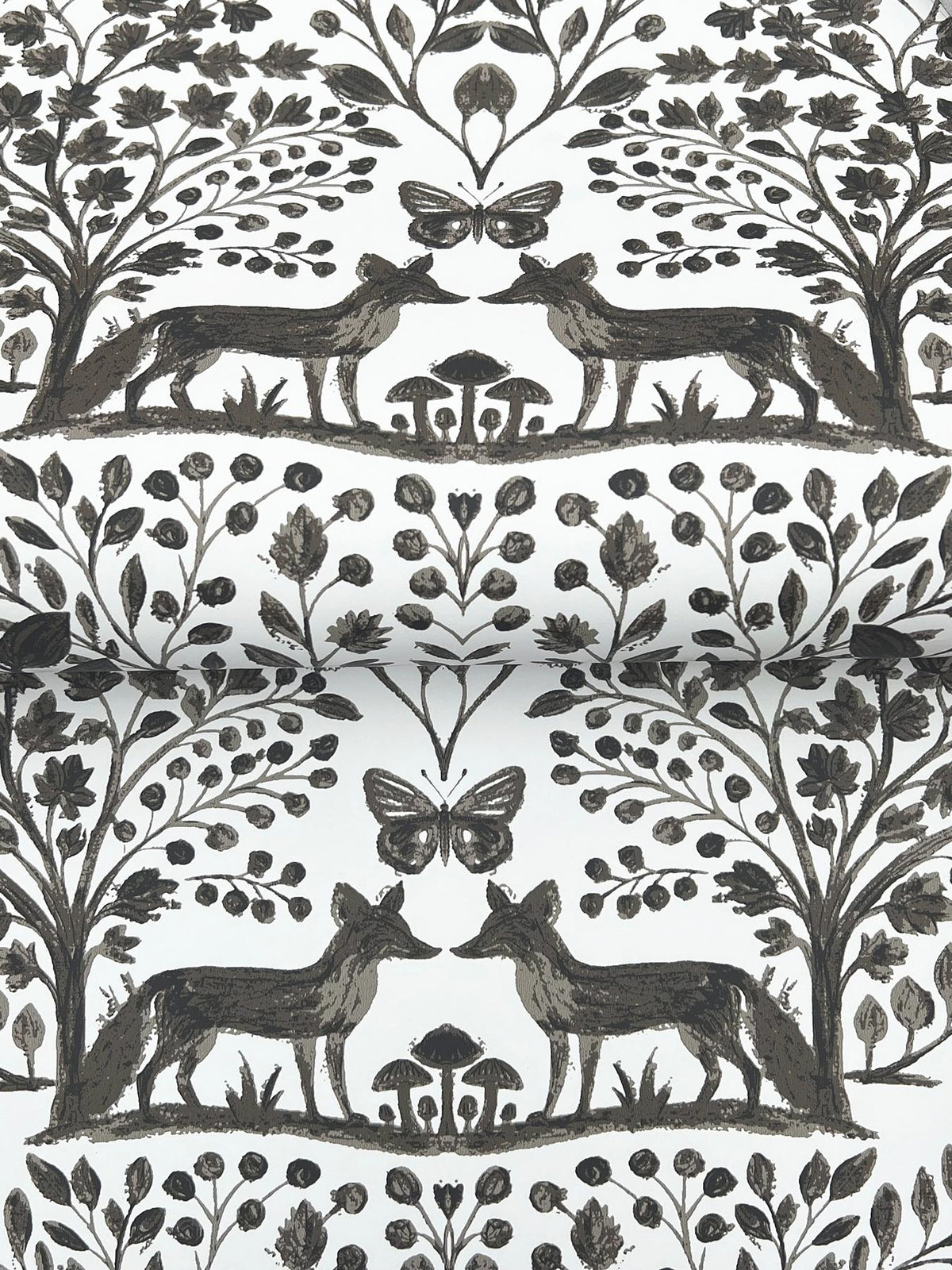 A-Street Prints Anoki Black Scenic Woodlands Wallpaper