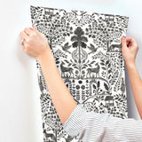 A-Street Prints Anoki Black Scenic Woodlands Wallpaper