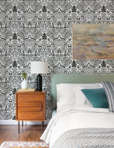 A-Street Prints Anoki Black Scenic Woodlands Wallpaper