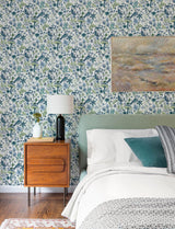 A-Street Prints Wonder Teal Woodland Animals Wallpaper