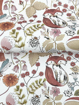 A-Street Prints Wonder Plum Woodland Animals Wallpaper