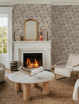 A-Street Prints Wonder Plum Woodland Animals Wallpaper