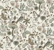 A-Street Prints Wonder Chocolate Woodland Animals Wallpaper