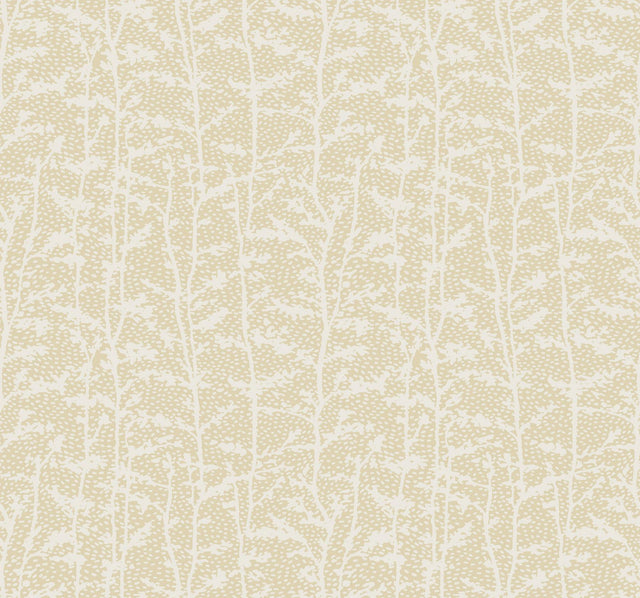 A-Street Prints Layton Butter Climbing Vines Wallpaper