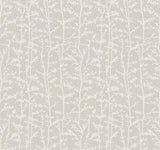A-Street Prints Layton Taupe Climbing Vines Wallpaper