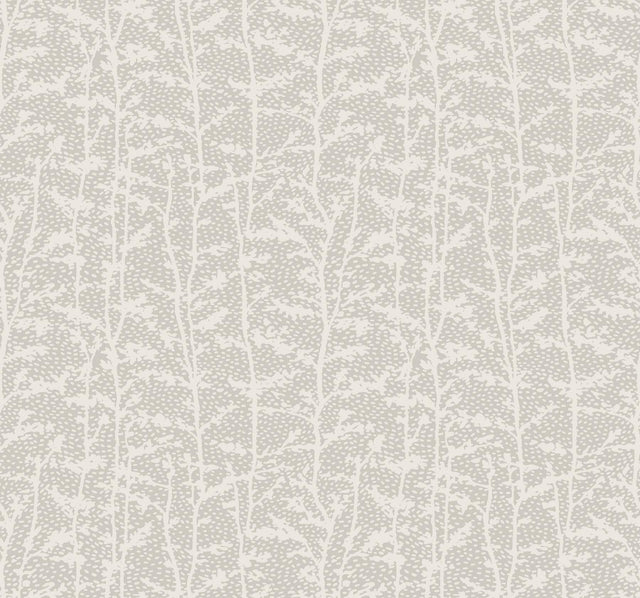 A-Street Prints Layton Taupe Climbing Vines Wallpaper