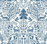 A-Street Prints Anoki Blue Scenic Woodlands Wallpaper