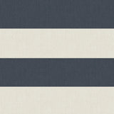 York Awning Navy Stripe Wallpaper