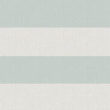 York Awning Aqua Stripe Wallpaper