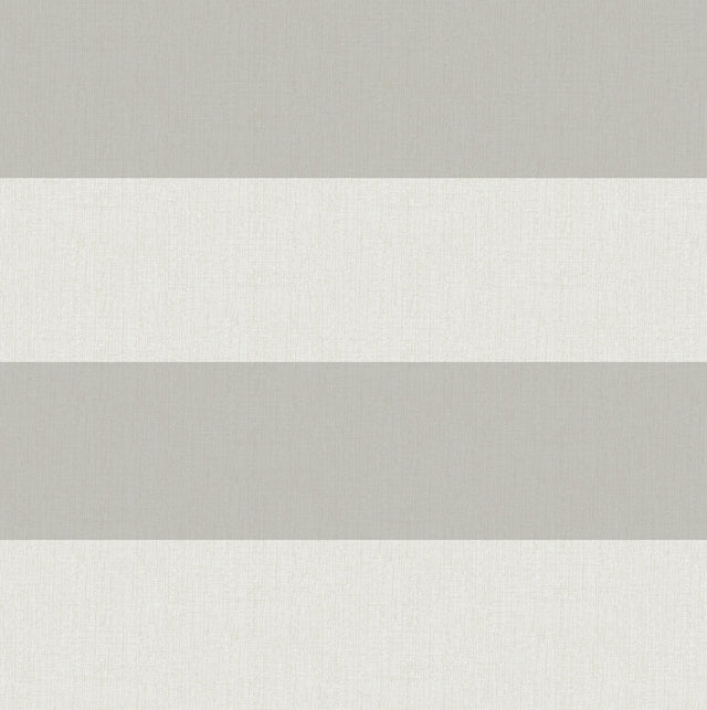 York Awning Grey Stripe Wallpaper