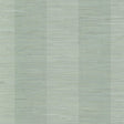 York Oakland Aqua Grasscloth Stripe Wallpaper