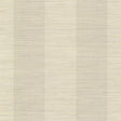 York Oakland Taupe Grasscloth Stripe Wallpaper