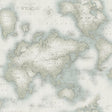 York Mercator Aqua World Map Wallpaper