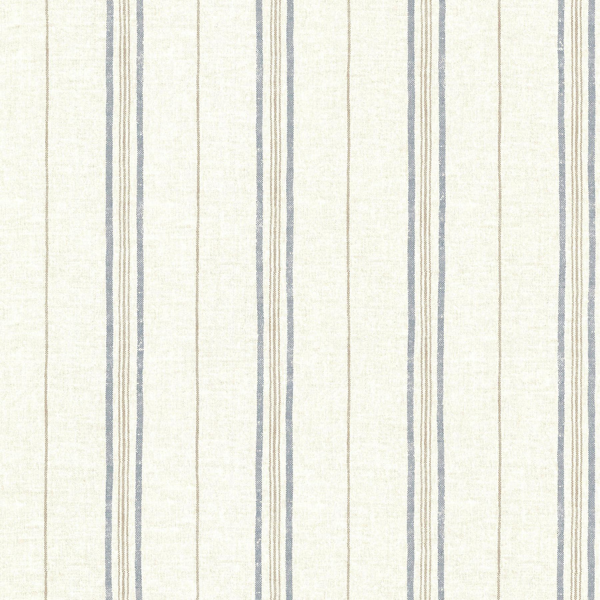 York Catals Navy Grain Stripe Wallpaper