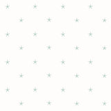 York White Sands Green Starfish Wallpaper