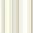 York Cape Elizabeth Grey Stripe Wallpaper