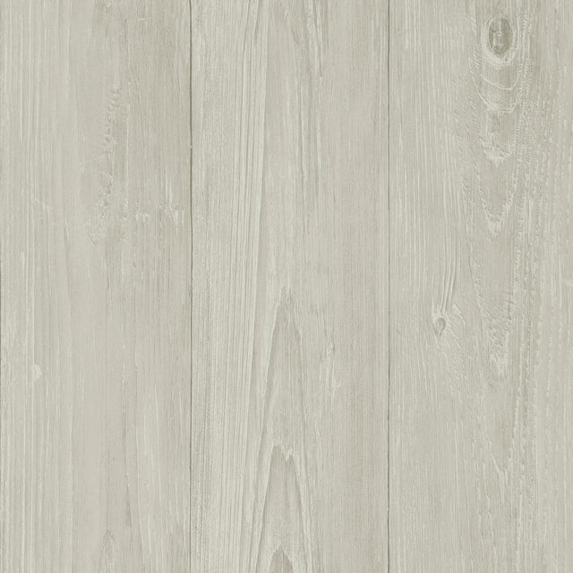York Mapleton Light Grey Faux Wood Wallpaper