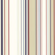 York Cape Elizabeth Red Stripe Wallpaper