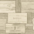 York Randolph Beige Wine Boxes Wallpaper