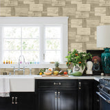 York Randolph Beige Wine Boxes Wallpaper