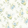 York Mimosa Blue Trail Wallpaper