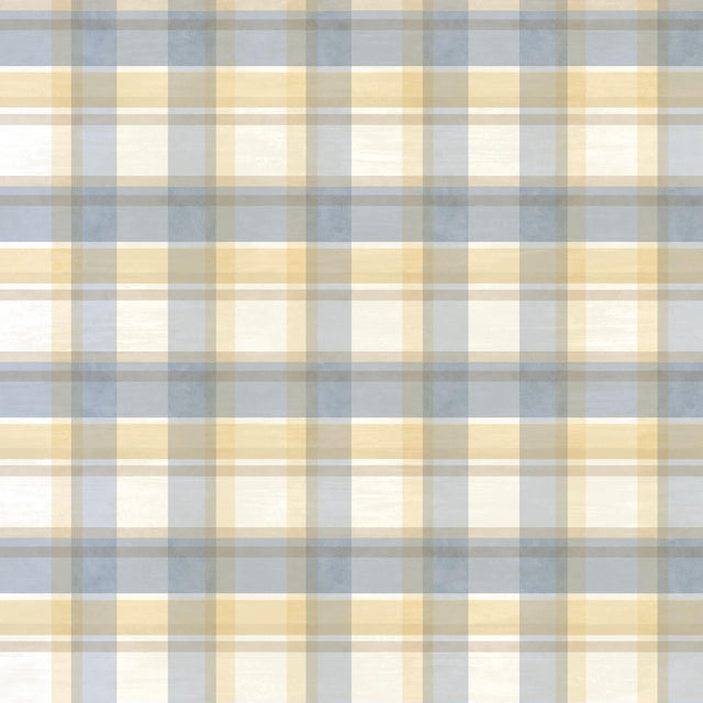 York Joshua Blue Sunday Plaid Tartan Wallpaper Wallpaper