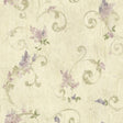 York Emma Grey Lilac Acanthus Scroll Wallpaper Wallpaper
