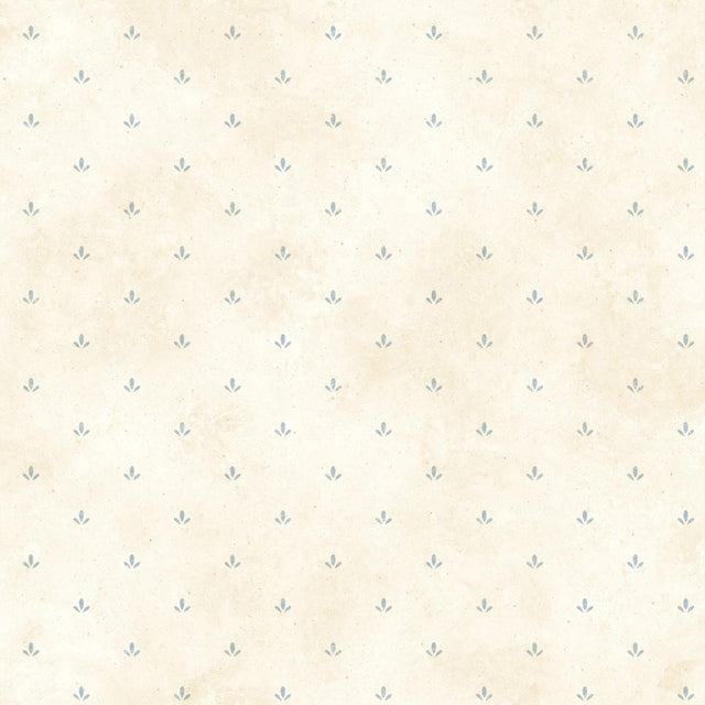 York Ella Blue Paw Print Toss Wallpaper Wallpaper