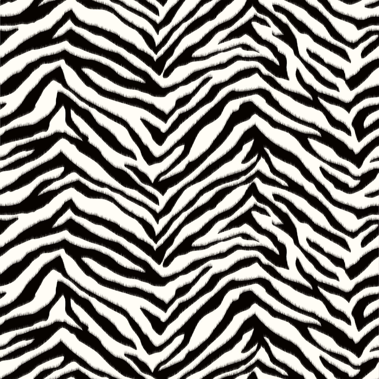 York Mia Black Faux Zebra Stripes Wallpaper Wallpaper