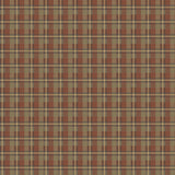 York Gunner Brick Heritage Plaid Wallpaper