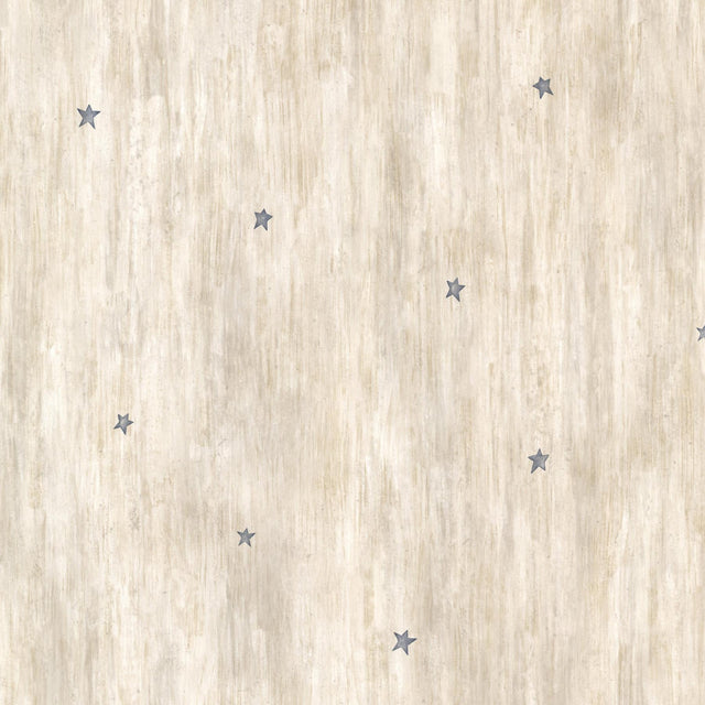 York Livie Blue Heritage Star Toss Wallpaper