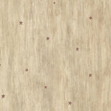 York Livie Burgundy Heritage Star Toss Wallpaper