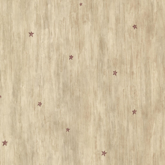 York Livie Burgundy Heritage Star Toss Wallpaper