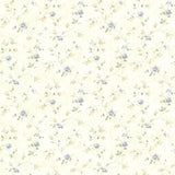 York Piper Blue Springtime Bloom Trail Wallpaper