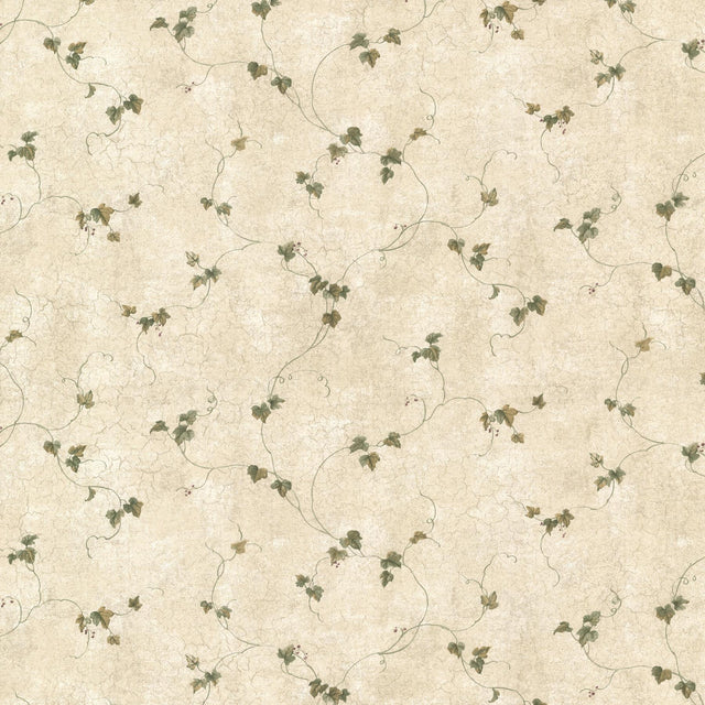 York Perry Sage Ivy Trail Wallpaper